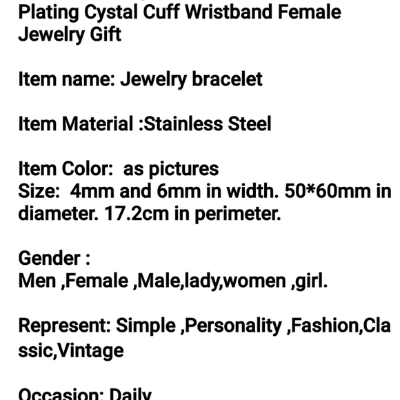 Luxury Crystal Bangle - Picture 3 of 3